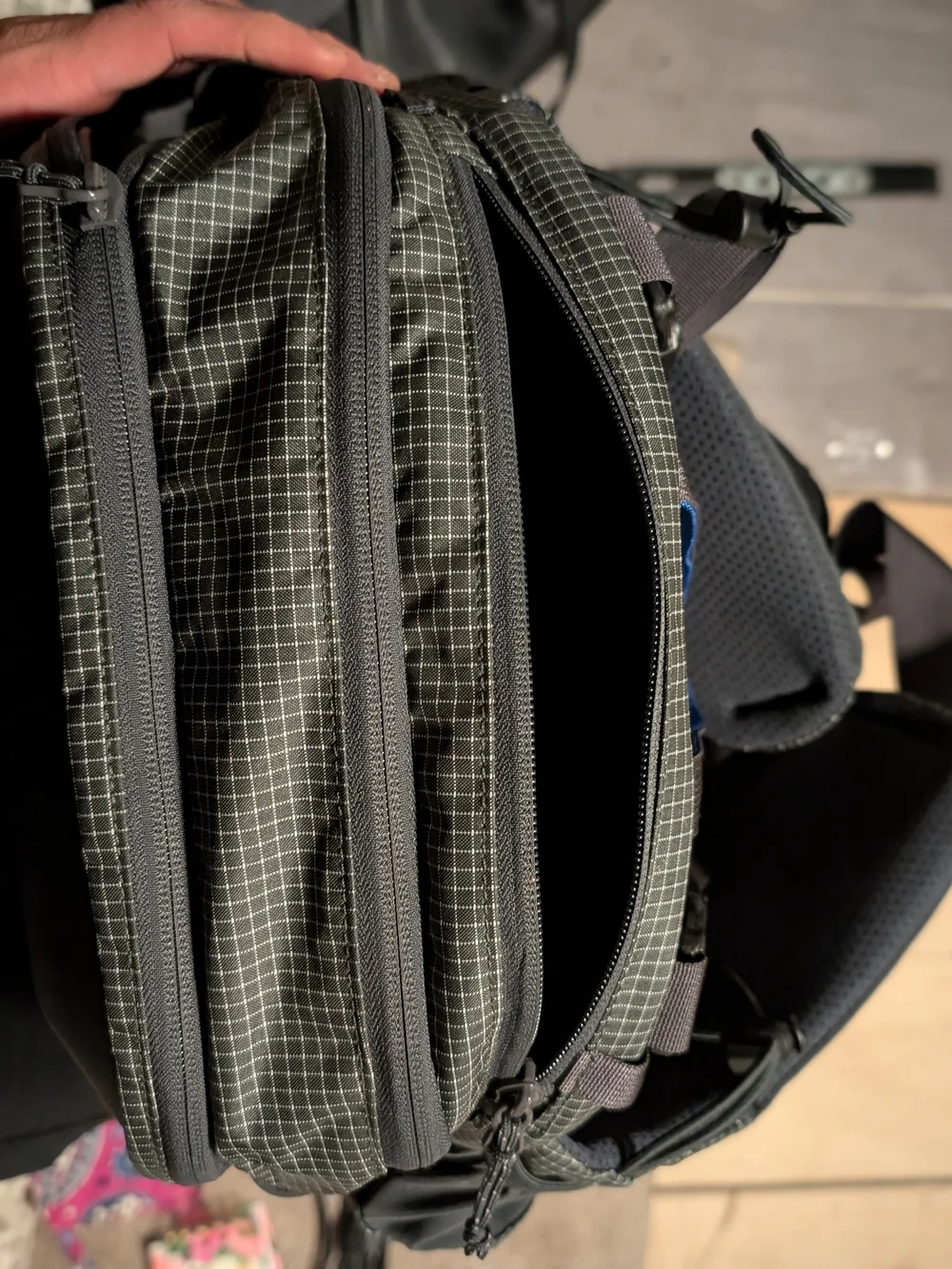 Patagonia Fanny Duffel/Bag - Black with Red Logo